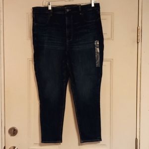 American eagle jeggings crop, highest rise sz 18 short.